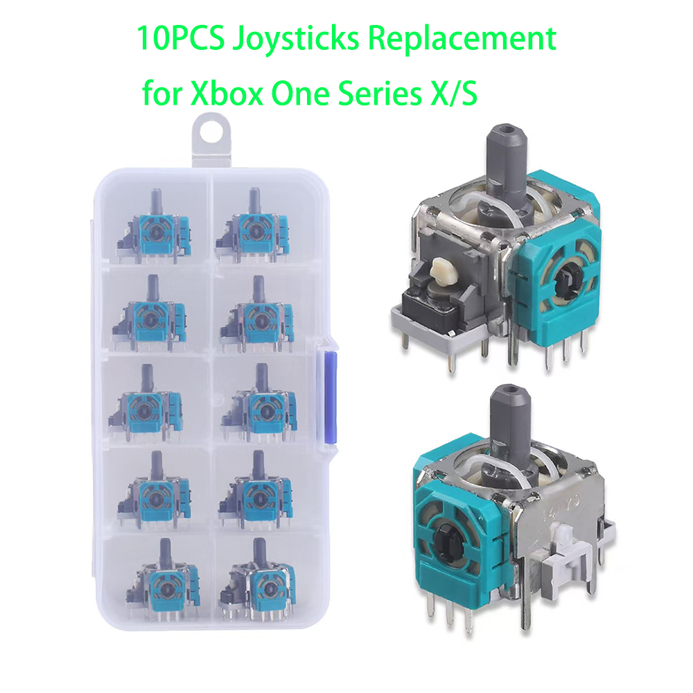 Gaming Accessories Xbox Series X - 10 個交換用 3D アナログジョイスティックサムスティック修理部品アクセサリーアナログ 3D ジョイスティック交換用