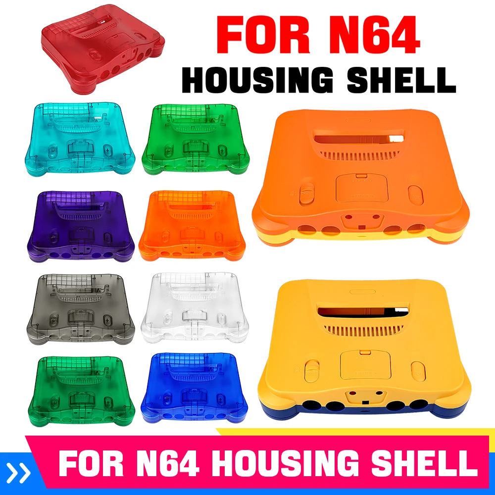Gaming Accessories Retro - 11色の交換用レトロビデオゲームコンソールハウジングシェルカバーケース（N64ゲームコンソールアクセサリー用）