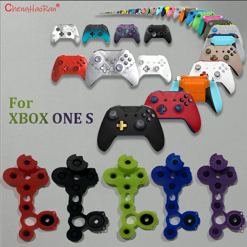 Gaming Controllers Xbox Accessories - 2 ピース/ロットカラー導電性ゴムボタン XBox One S コントローラ
