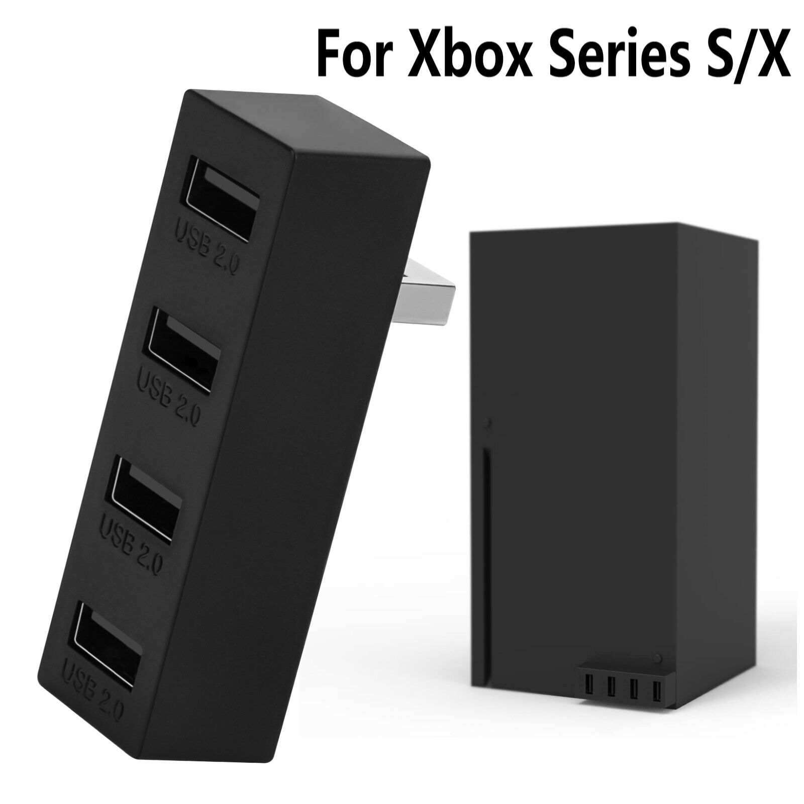 Gaming Accessories Xbox Series X - 高速USBハブ,拡張アダプター,xboxシリーズおよびxゲームコンソールアクセサリ用のUSB 2.0ハブ