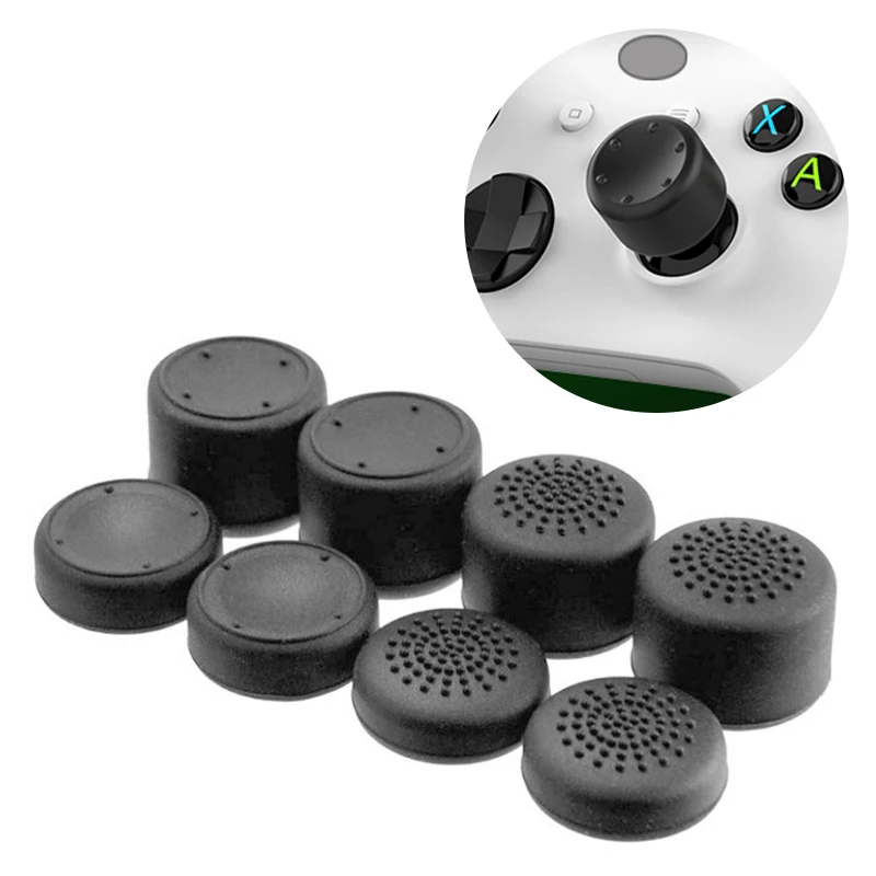 8 個コントローラーシリコンアナログ親指スティックグリップキ - Gaming Accessories Xbox Series X のレビューと価格