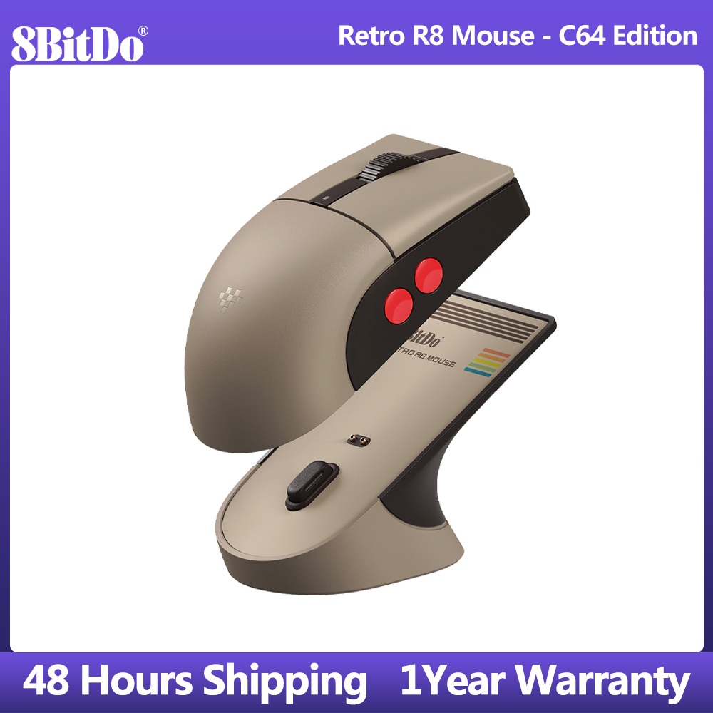 8BitDo Retro R8 マウス、マイクロスイッチ搭載 - Gaming Accessories Retro のレビューと価格