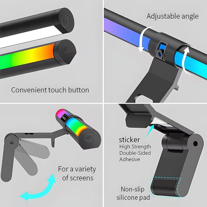 LED モニターライトバー リモコン付き モニター無段階調光 - Monitor Light Bar のレビューと価格