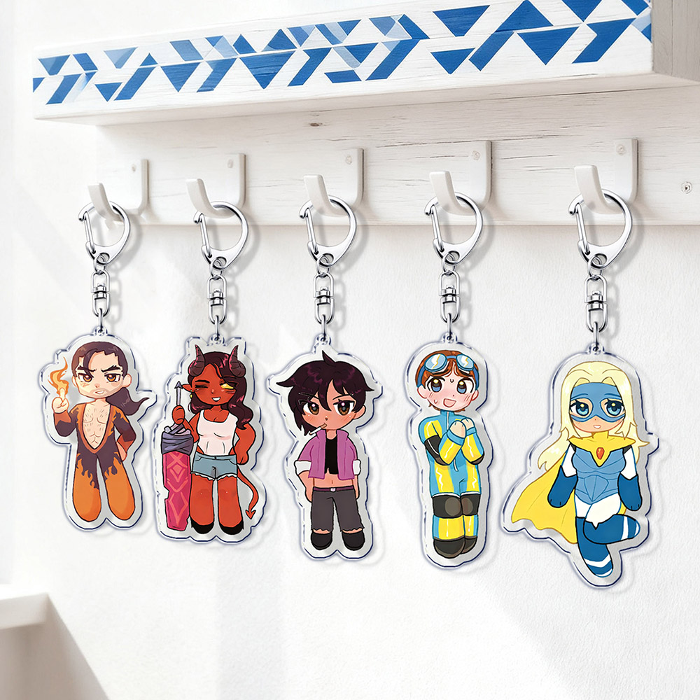 かわいい漫画ちびキーホルダーアクセサリー用メカマンブロンドブ - Gaming Accessories Gifts For Men のレビューと価格