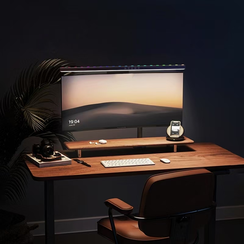 LEDモニターライトハンギングデスクランプ - 無段階調光、 - Monitor Light Bar のレビューと価格