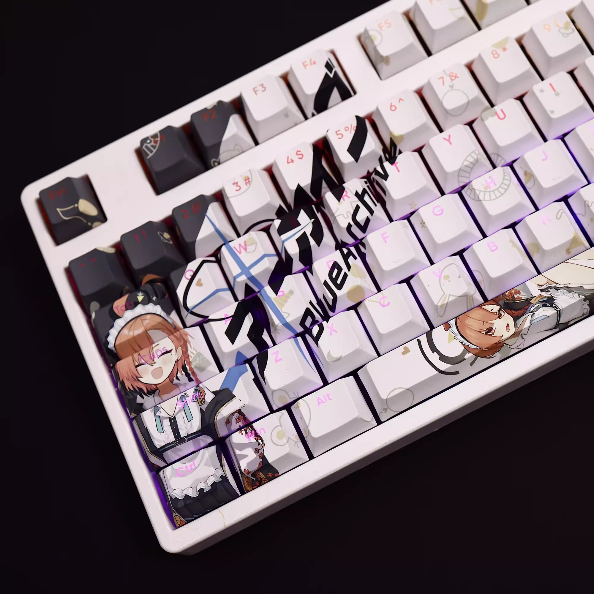 Mikamo neru-バックライト付きキーキャップ,ブルー - Gaming Set Accessories のレビューと価格