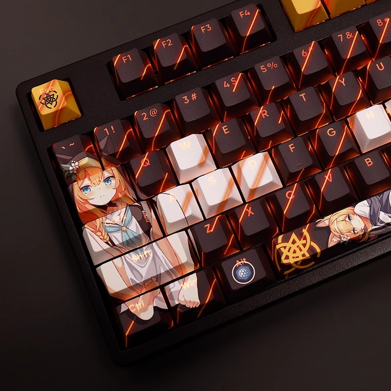 キーボード,ブルーアーカイブ,ロchi,pbt,染料,ベース - Gaming Set Accessories のレビューと価格