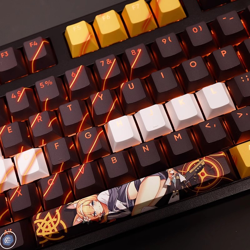 キーボード,ブルーアーカイブ,ロchi,pbt,染料,ベース - Gaming Set Accessories のレビューと価格