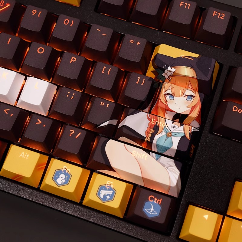 キーボード,ブルーアーカイブ,ロchi,pbt,染料,ベース - Gaming Set Accessories のレビューと価格