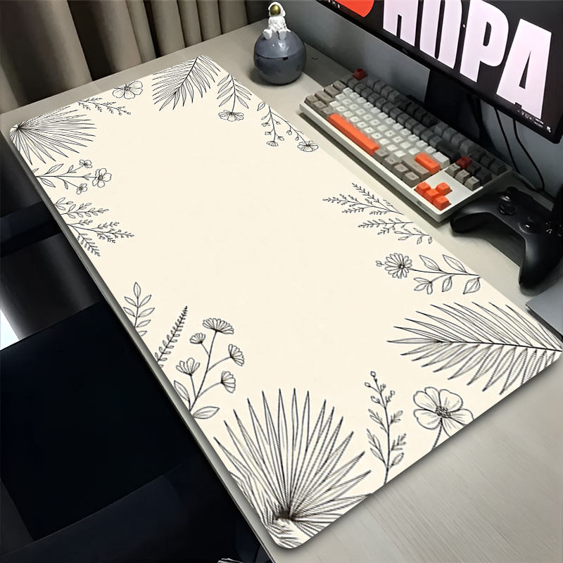 大型拡張マウスパッド ミニマリストアートスタイル オフィス用 - Gaming Accessories Table のレビューと価格