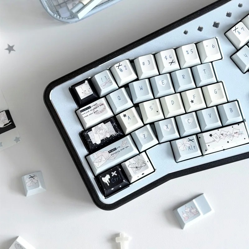 疑似エンジェルテーマキーキャップセットカスタマイズされた P - Gaming Set Accessories のレビューと価格