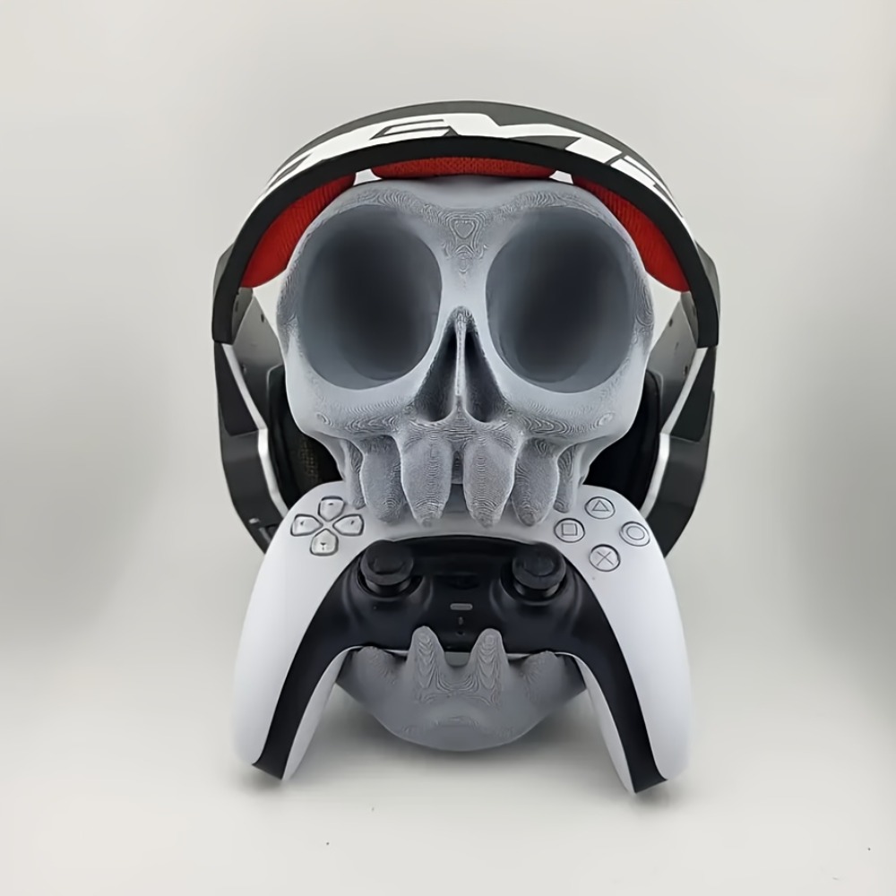 頭蓋骨型コントローラースタンドヘッドフォンホルダー 2-in - Gaming Set Accessories のレビューと価格