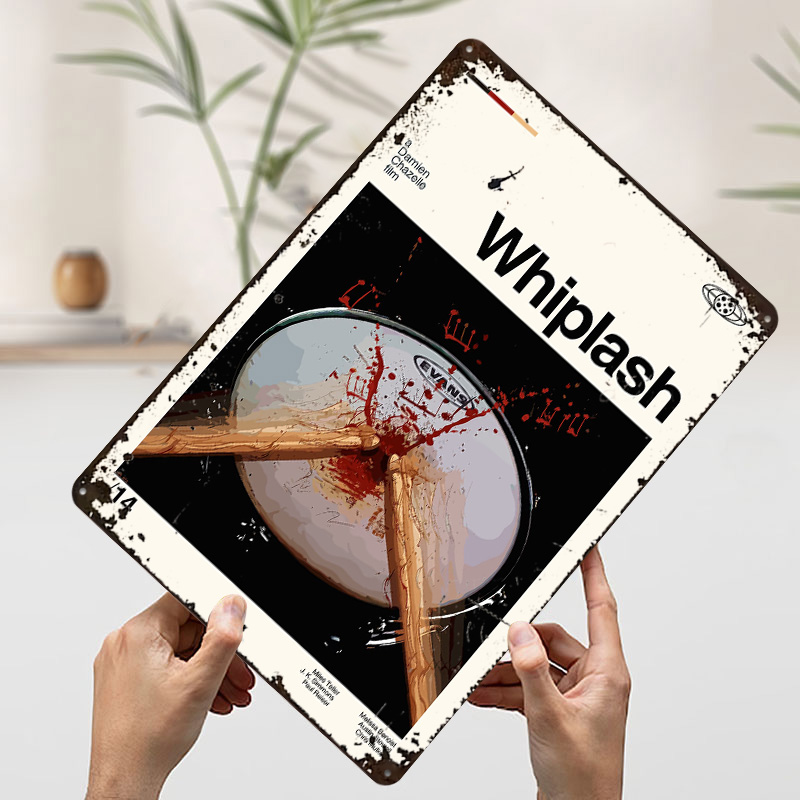 ウィップラッシュポスターレトロ3Dプリントメタルサインカスタ - Gaming Accessories Gifts For Men のレビューと価格
