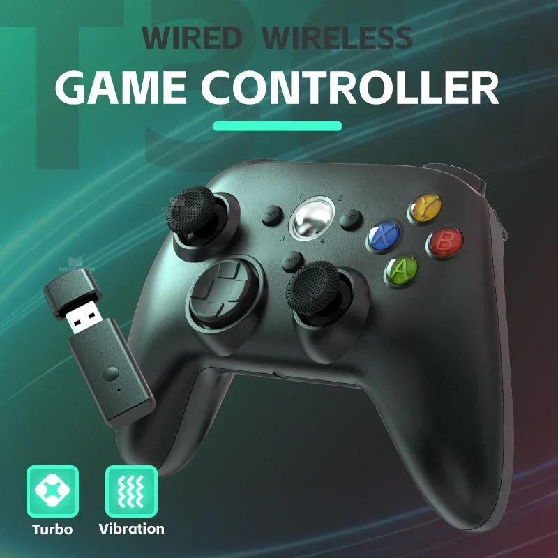 データカエル人間工学に基づいたワイヤレスターボゲームコントロ - Gaming Controllers Xbox Accessories のレビューと価格