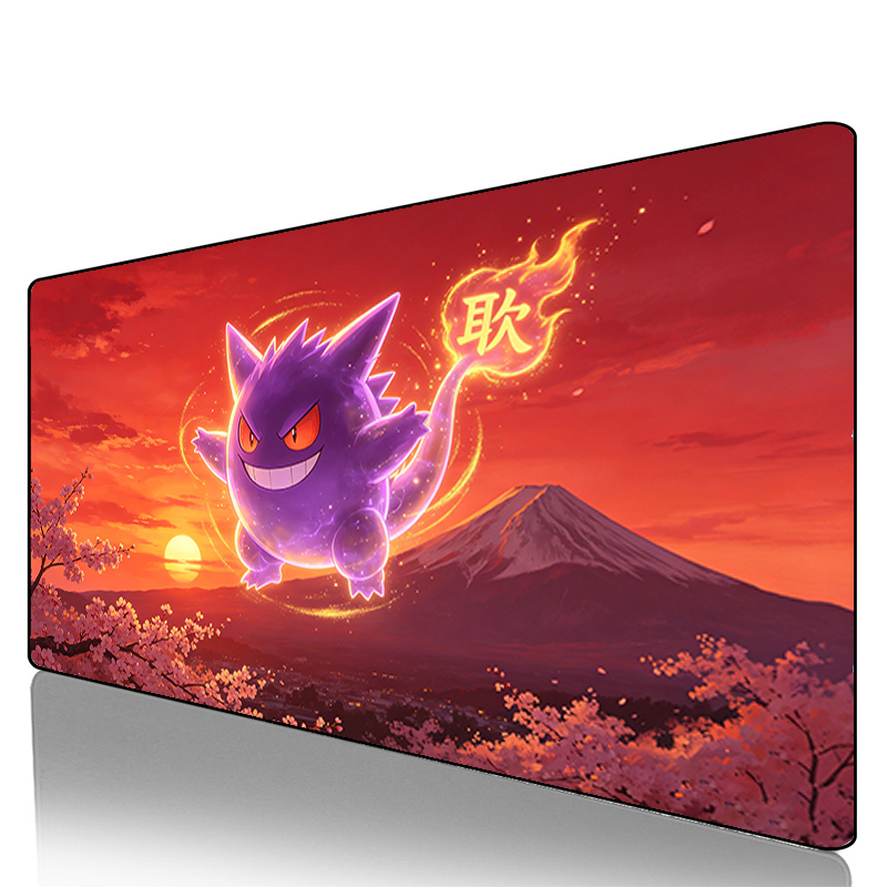 マウスパッドポケモンピカチュウゲンガーオリジナルラバーテーブ - Gaming Accessories Table のレビューと価格