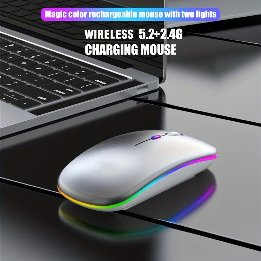 ワイヤレスマウス RGB 充電式 USB 2.4GHz Bl - Gaming Accessories のレビューと価格