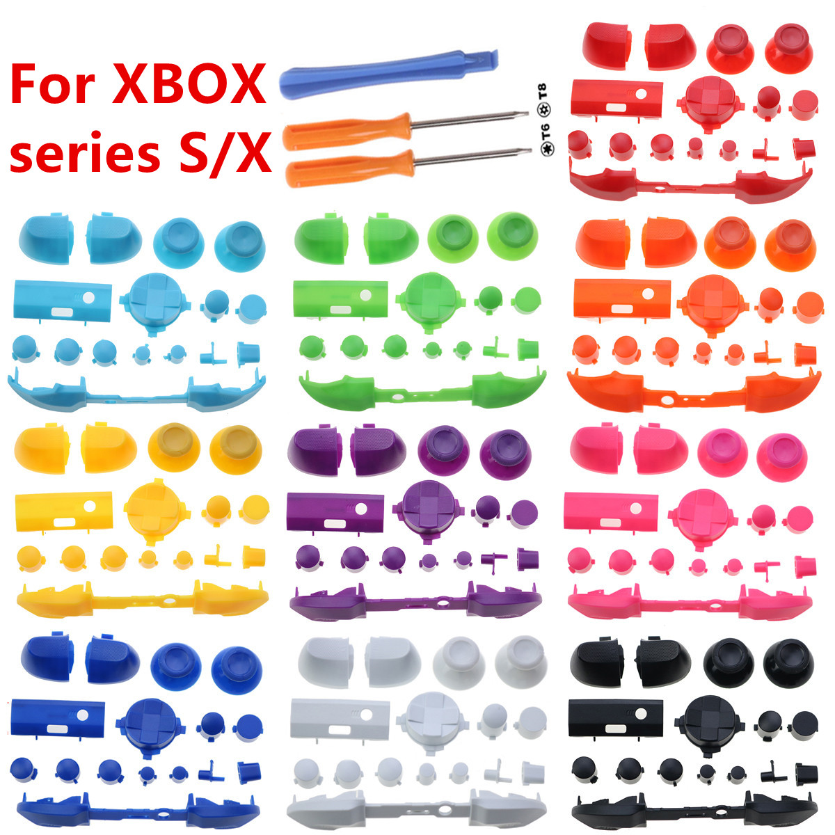 カスタムキーの完全なセット,xboxシリーズxsコントローラ - Gaming Controllers Xbox Accessories のレビューと価格