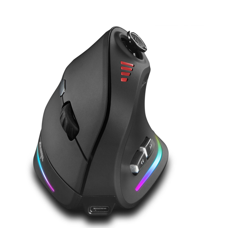 Jomaa RGB バックライト付きワイヤレス垂直マウスコン - Gaming Accessories のレビューと価格