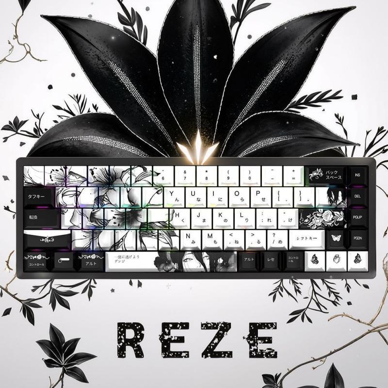 Reze キャラクターキーキャップチェーンソーマンアニメテー - Gaming Accessories Gifts For Men のレビューと価格